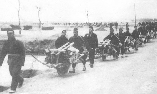 圖三　支援共產黨後勤的農民。（Chinese Soviet Republic，Public domain，via Wikimedia Commons）