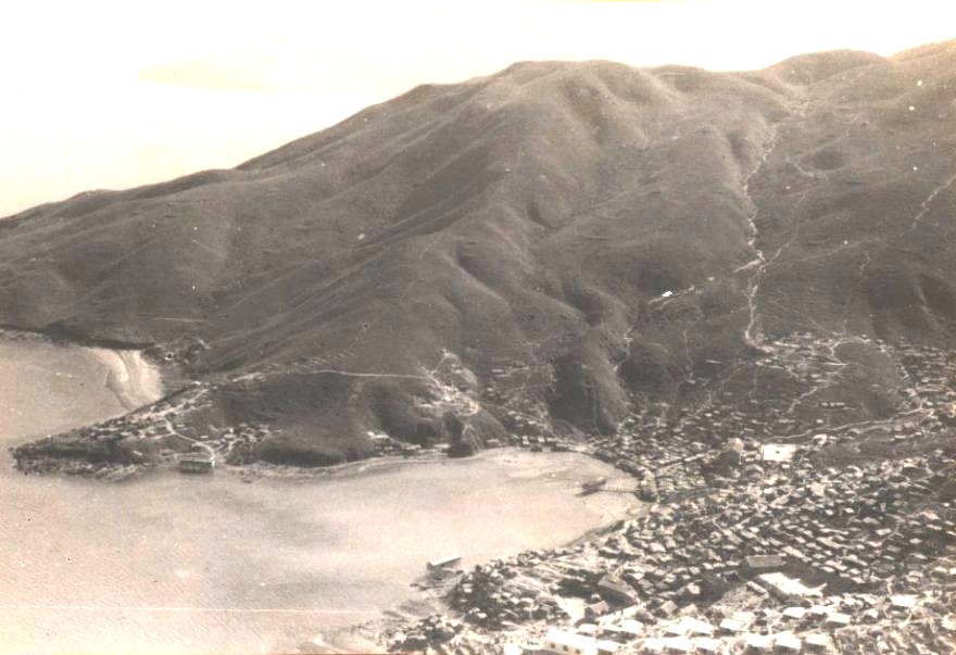 圖一 1950年代的調景嶺（擷取自https://zh.wikipedia.org/zh/調景嶺）。