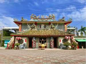 圖二 位於彰化縣秀水鄉陝西村的烏面將軍廟。（來自維基百科）