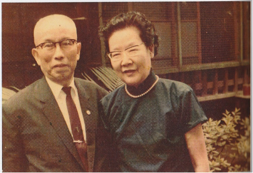 圖七  作者的父母親朱子祥和李永莊伉儷，是子女心目中「心靈相通的神仙眷屬」。